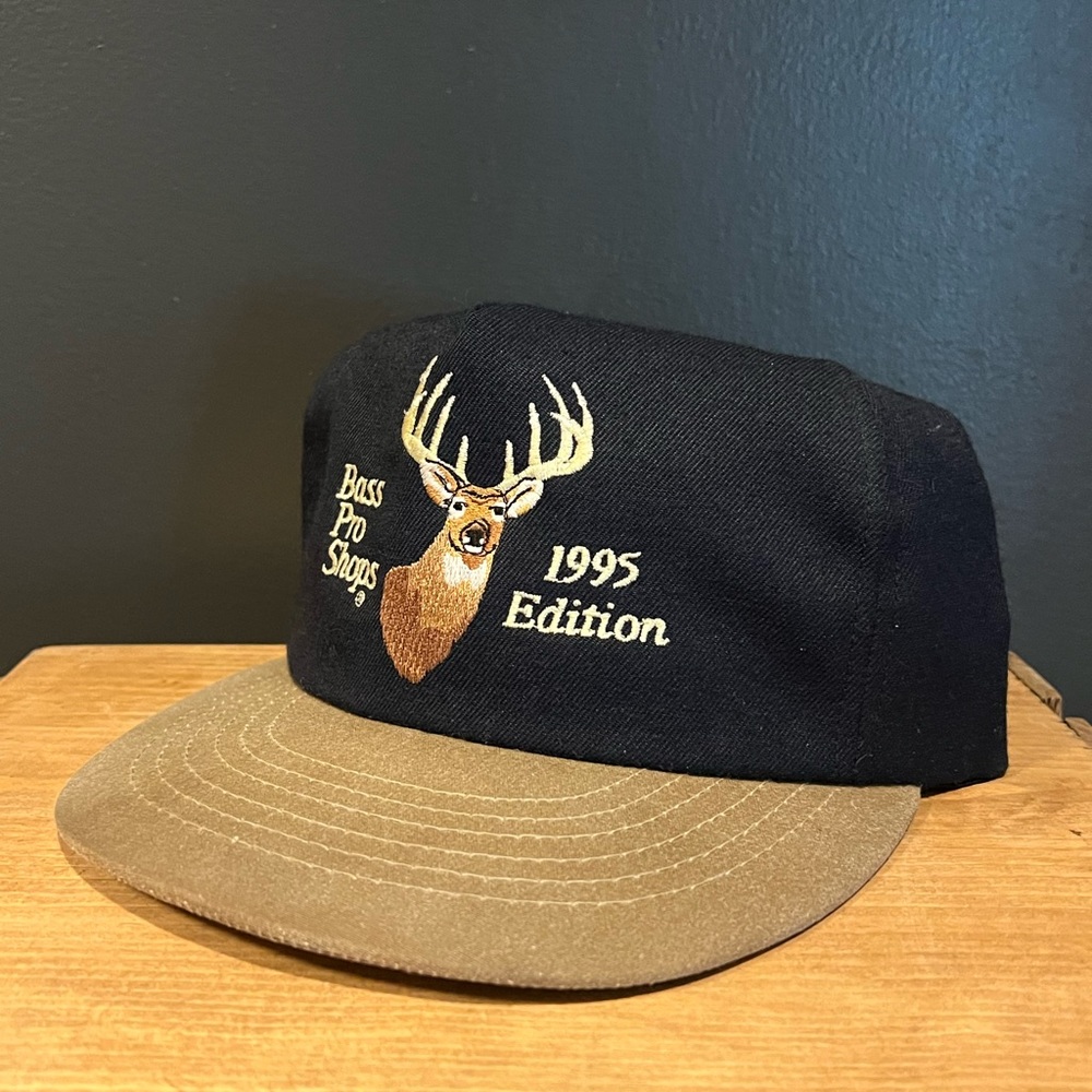 RARE Vintage 1995 Bass Pro Shops Buck Deer SnapBack Hat